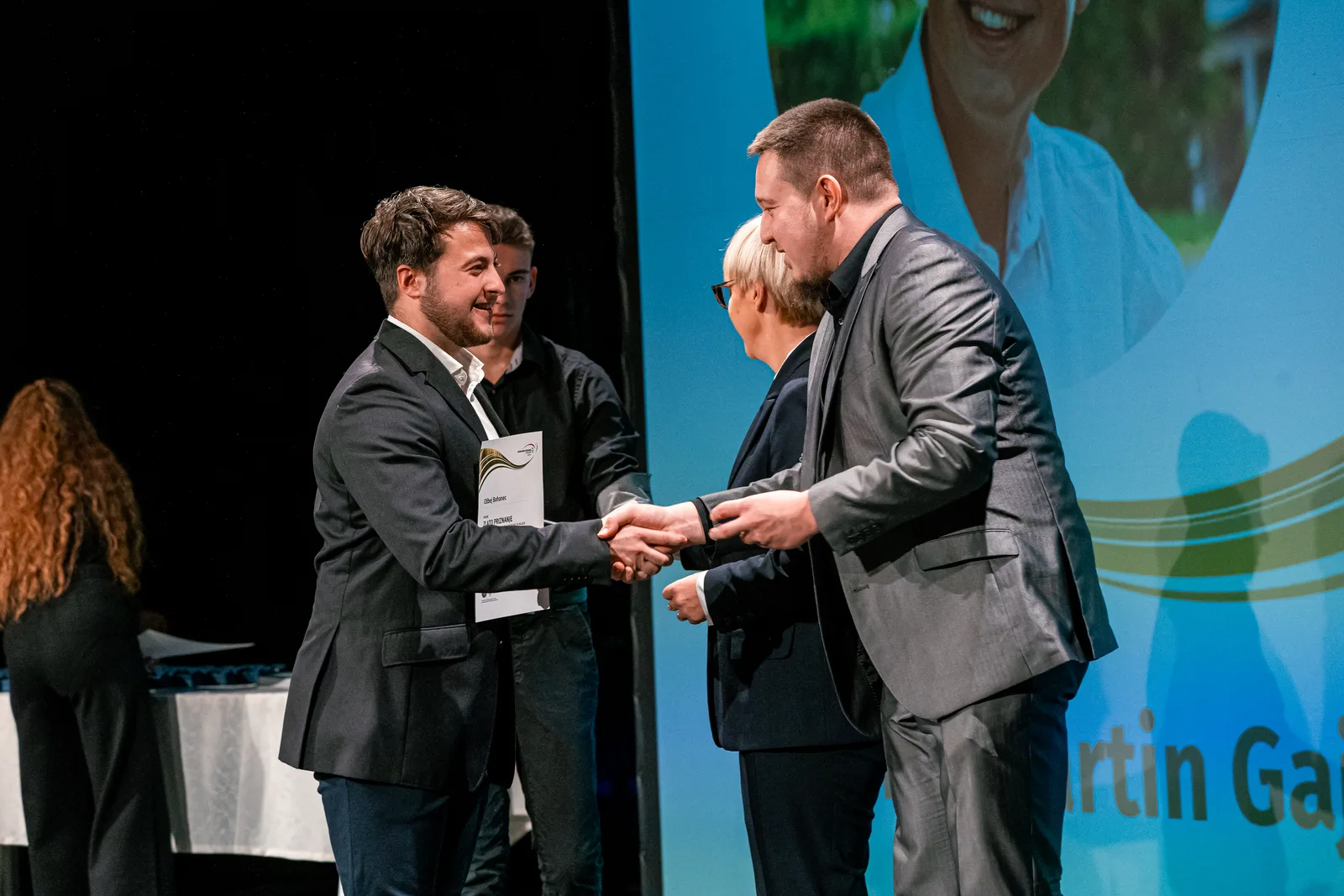 I receive my Gold MEPI certificate at the 2025 national award ceremony